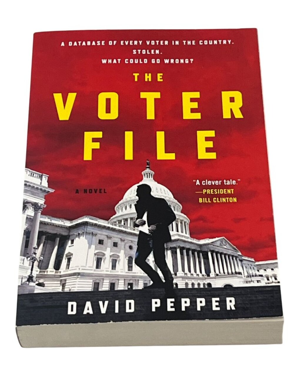 The Voter File David Pepper Paperback Political Thriller Suspense Novel